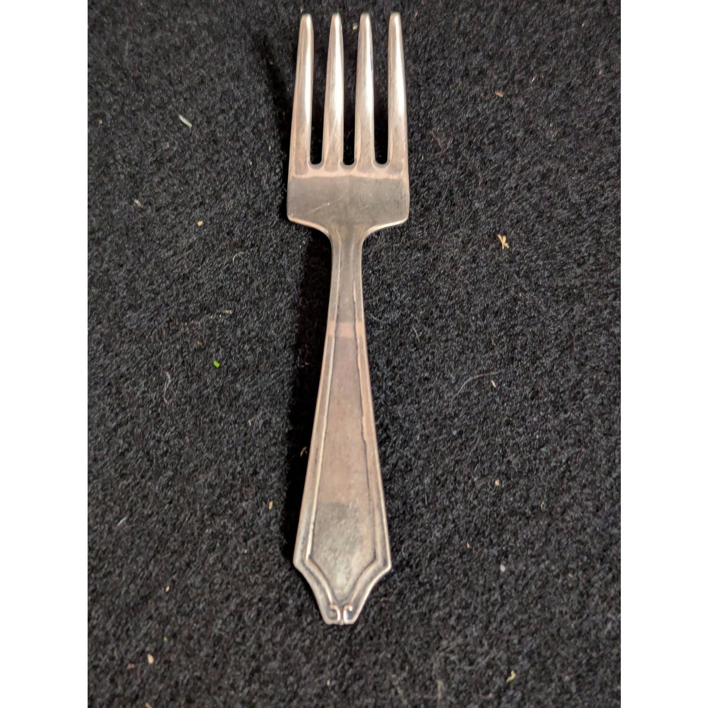 International Sterling Silver Cocktail Seafood Fork Art Deco Flatware Replacemen