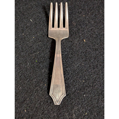International Sterling Silver Cocktail Seafood Fork Art Deco Flatware Replacemen