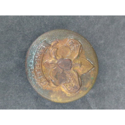 LOT F of 10 Antique Vintage Victorian Brass Mixed Materials Buttons ESTATE FIND