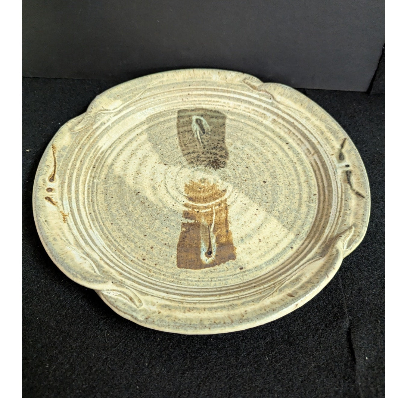 George Griffin Pottery, Sopchoppy Florida Handmade Art Pottery Plate 11"