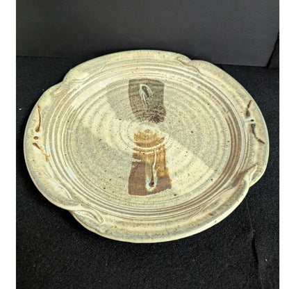 George Griffin Pottery, Sopchoppy Florida Handmade Art Pottery Plate 11"