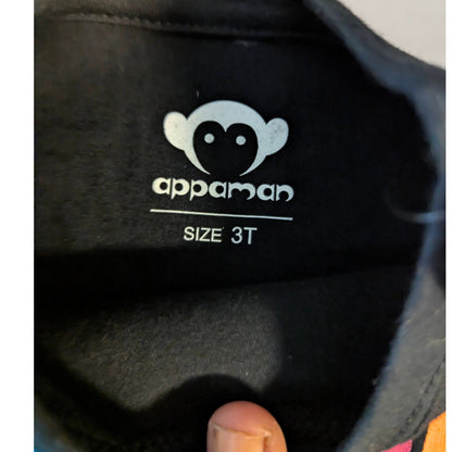 Appaman Boys Black VOTE Graphic Long Sleeve T-Shirt Size 3T NWT