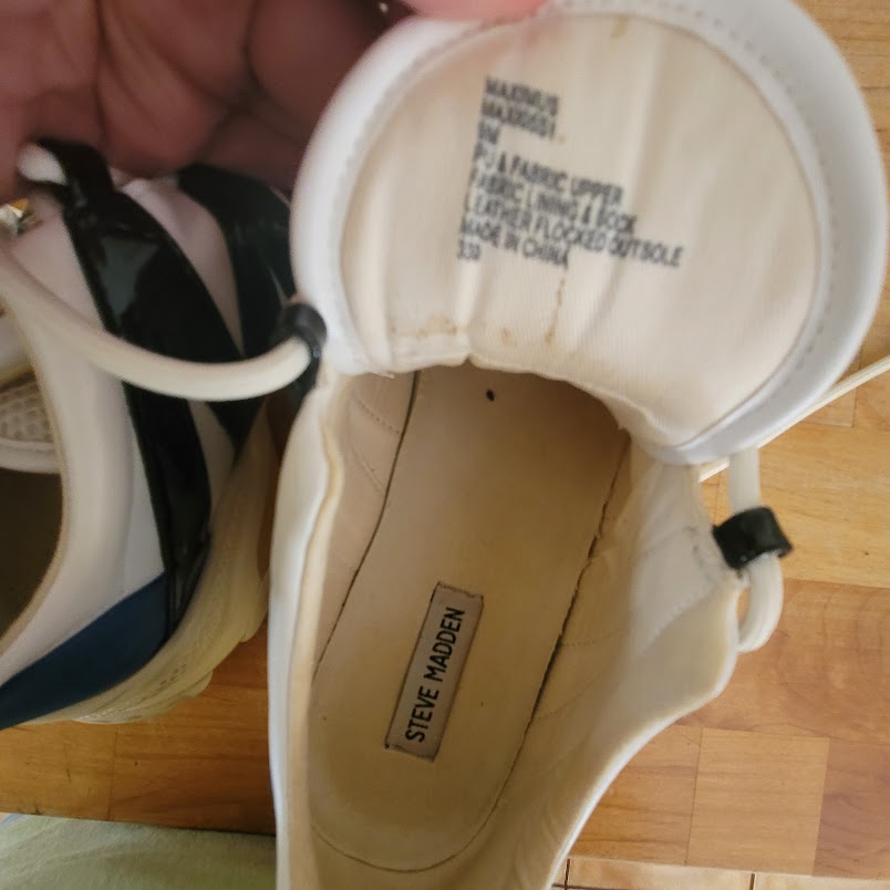 Steve Madden Size 9 Womens Maximus Sneakers Fabric / leather