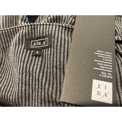 Lira Otis Rib Spaghetti Strap Knit Tank Dress Size Small in Gray NWT