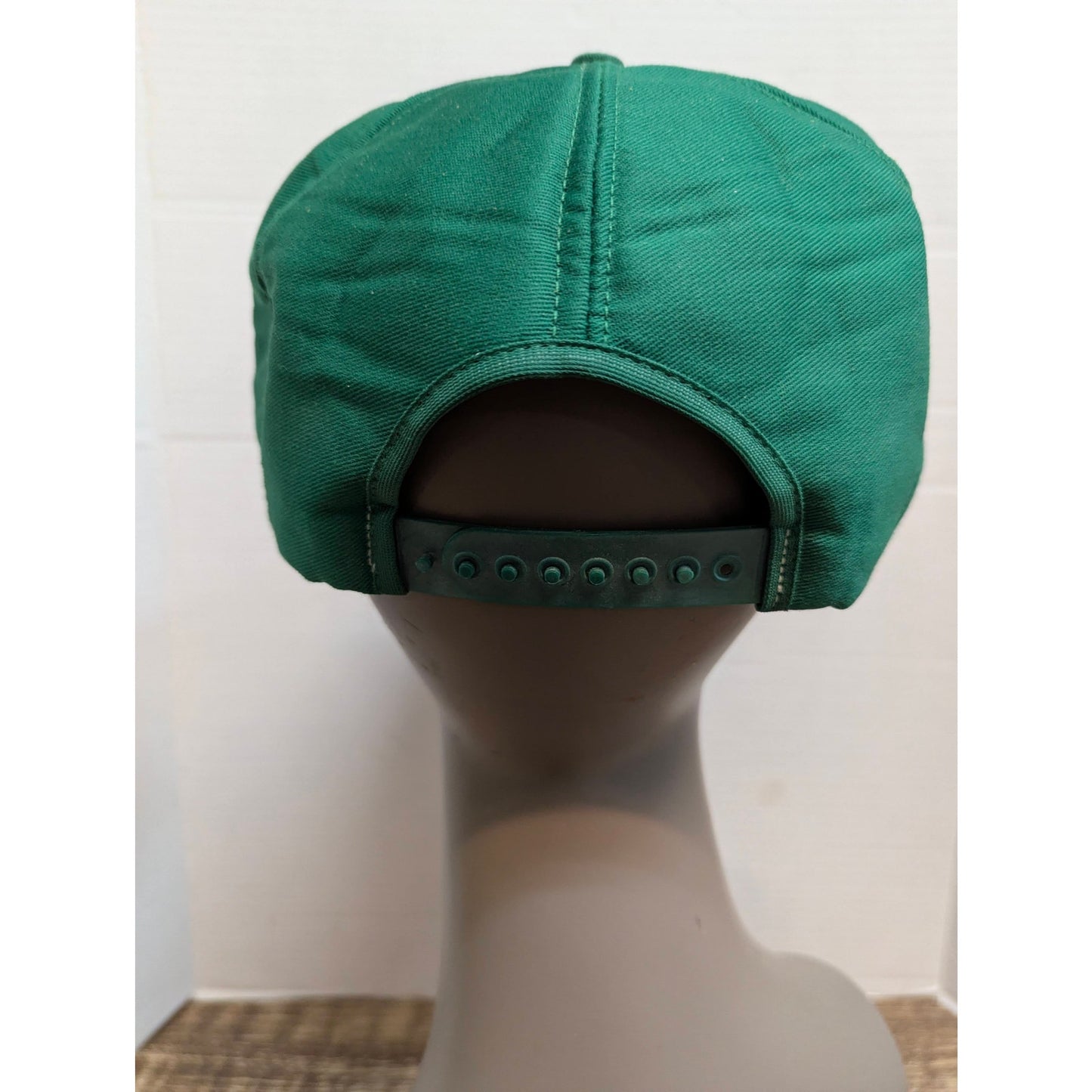 Vintage Nelson Christmas Tree Farm & Nursery Green Snapback Hat Retro Y2K