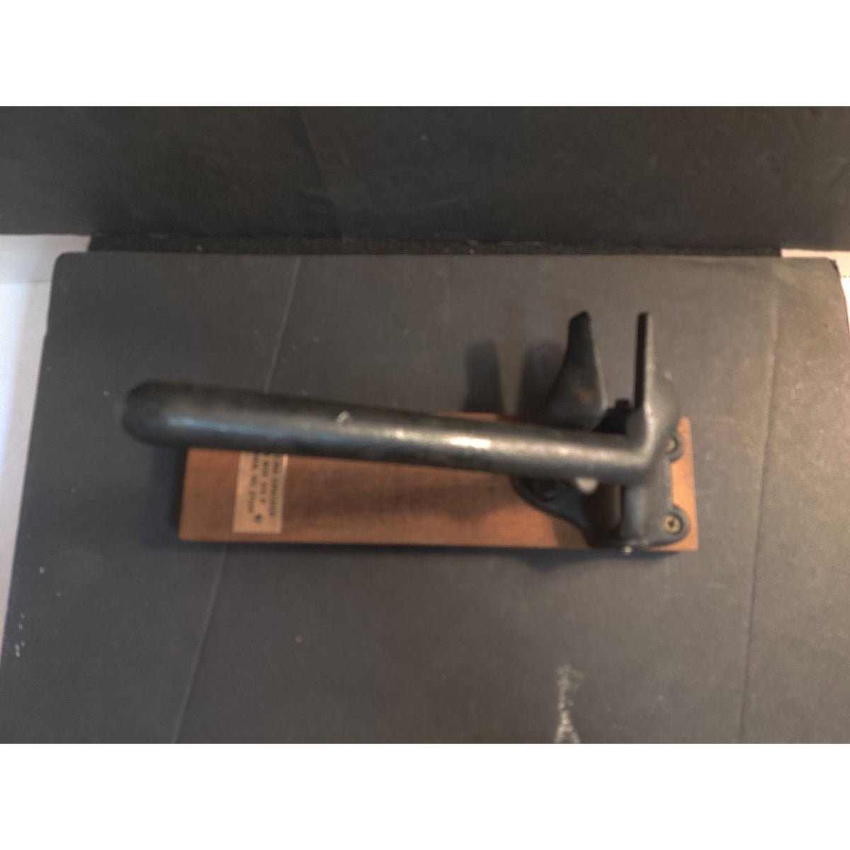 Vintage Carolina Cracker Heavy Duty Cast Iron Wood Nutcracker Farmhouse Rustic