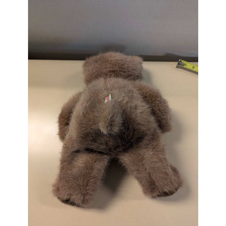 Vintage 1988 GUND Brown Plush Teddy Bear Soft Stuffed Animal Retro