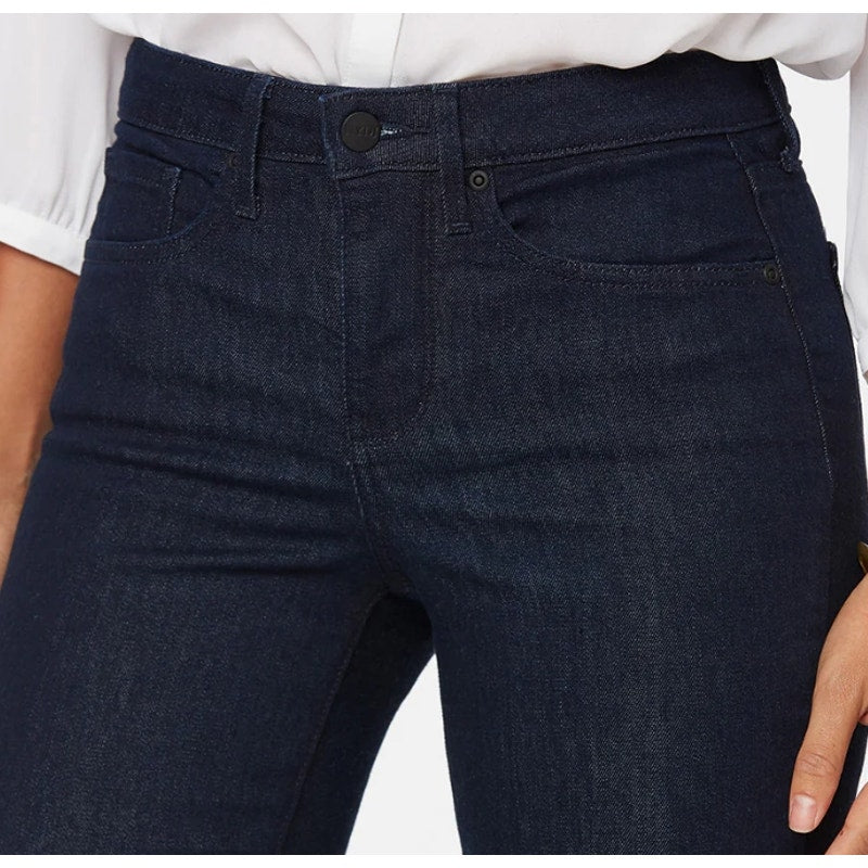 NYDJ Not Your Daughters Jeans Barbara Bootcut Denim Jeans Size 0 Dark Blue NWT