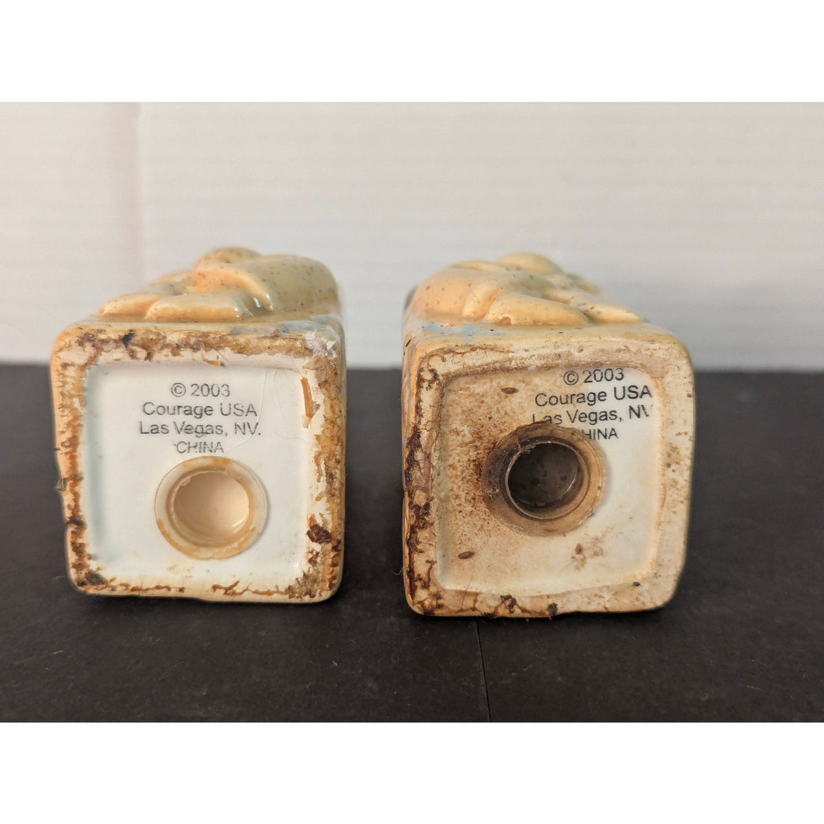 Vintage Southwestern Ceramic Kokopelli Salt and Pepper Shakers Set