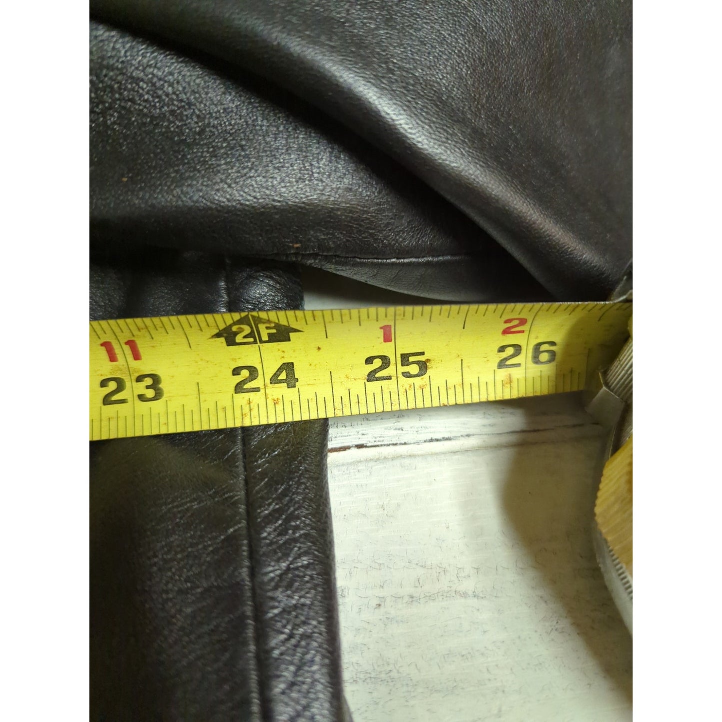 Vintage Style & Co. Black Leather Jacket Full Zip Plus Classic Minimalist 18W