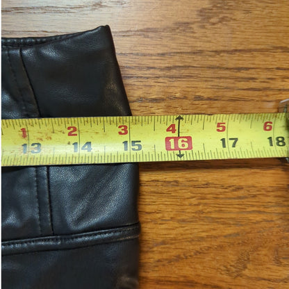 BP. Faux Leather Leggings Black High Waisted Pants Biker Moto Goth Punk Medium
