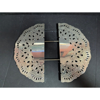 Vintage F.B. Rogers Silver Co. Expandable Silverplate Trivet