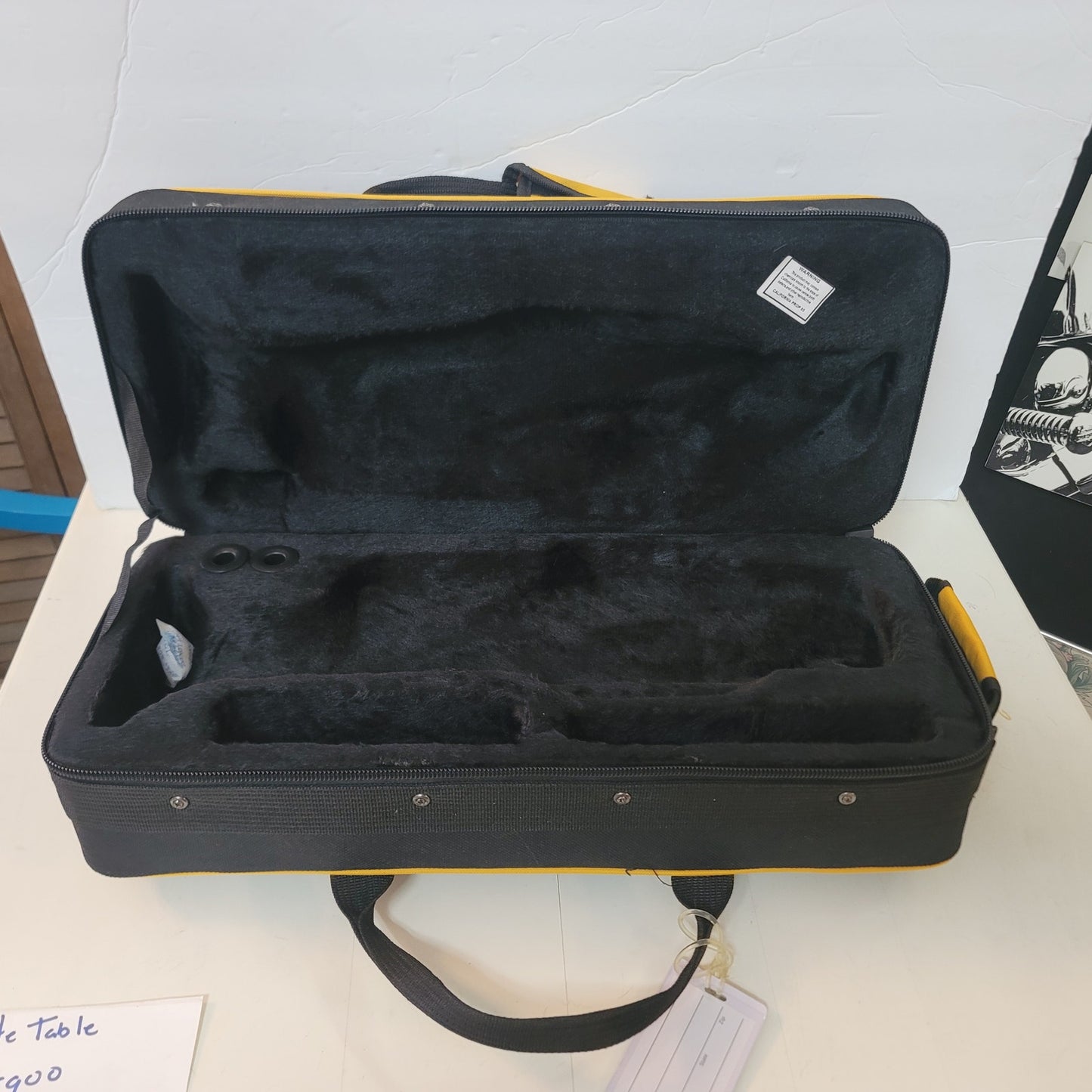 Prelude Black Yellow Travel Instrument case NEW