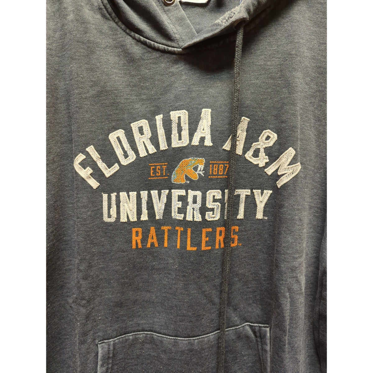 Camp David Florida A & M University FAMU rattlers hoodie sweatshirt kangaroo MED