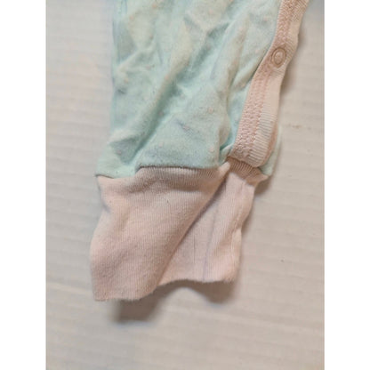 Koala Baby Baby Girls Blue Pink Floral One-Piece Bodysuit 18 Months