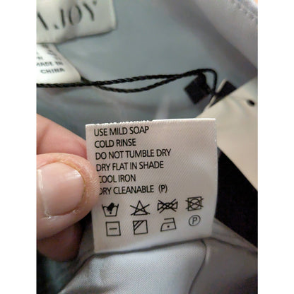 Shona Joy Powder Blue Cocktail Dress Size 8 NWT Formal Draped Front