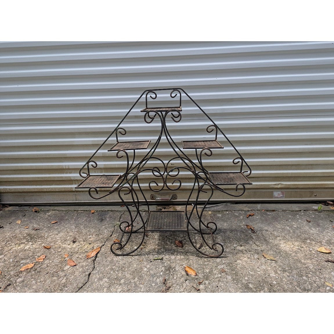SECONDHAND SANDIES: Vintage Heavy 6 Pot Iron Plant stand