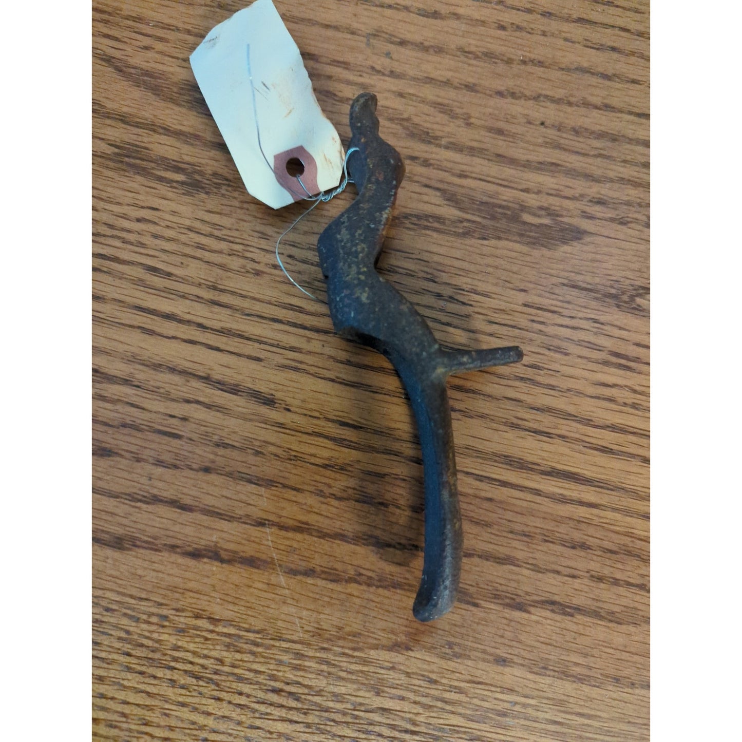Vintage Cast Iron Flagpole Holder Dock Rail Mount Antique Hardware