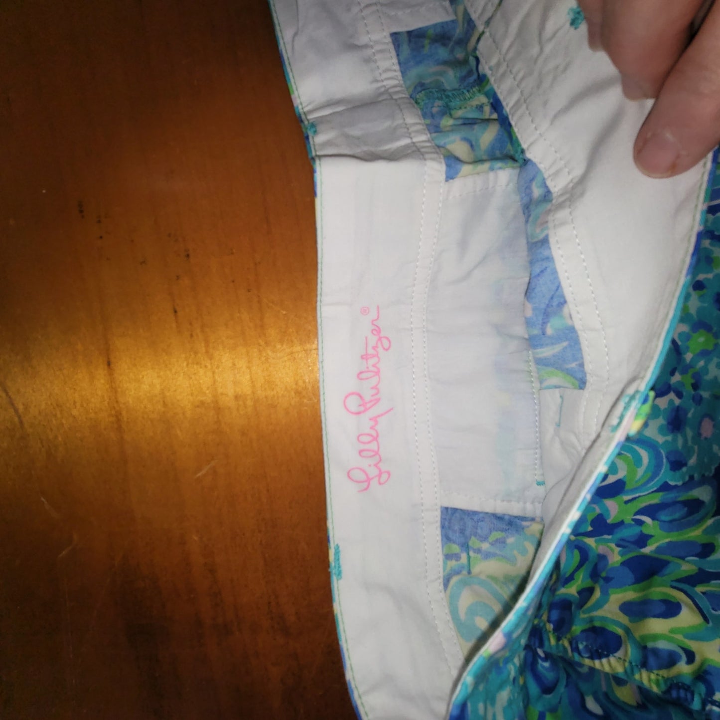 Lilly Pulitzer Callahan Shorts Size 16 Lilly's Blue Lagoon print