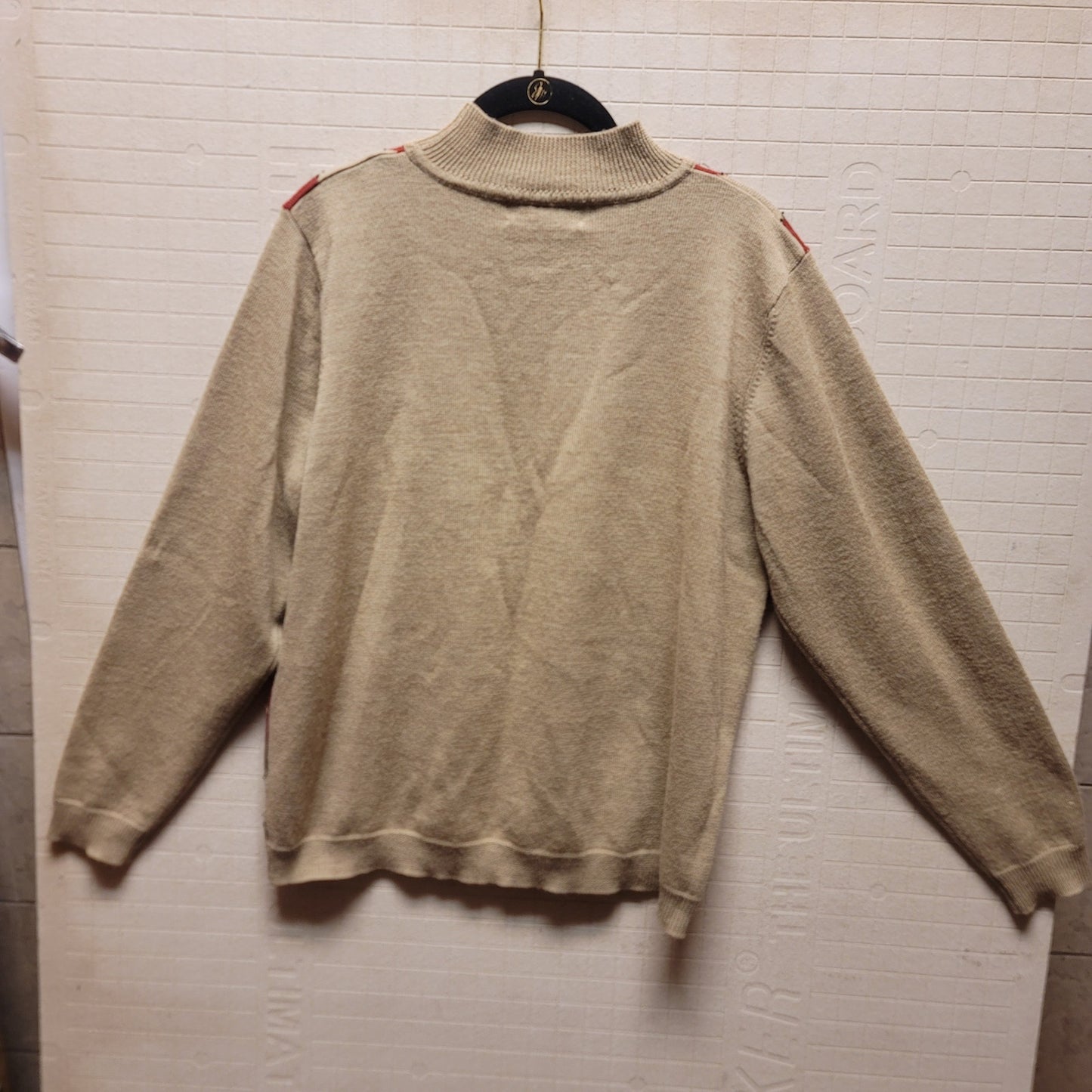 Vintage alfred dunner sweater crew neck argyle print womens Large long sleeve