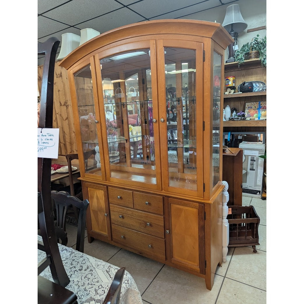 Secondhand Sandies: Curve top china cabinet storage Display