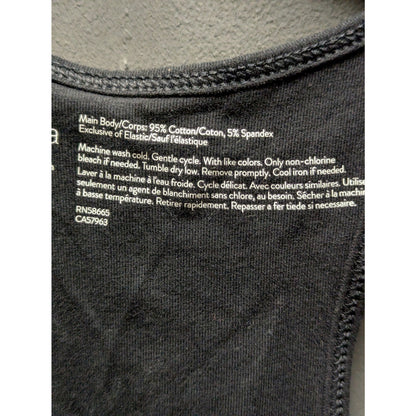 Shimera NWT Black Seamless Activewear Tank Top Small Racerback Sleeveless