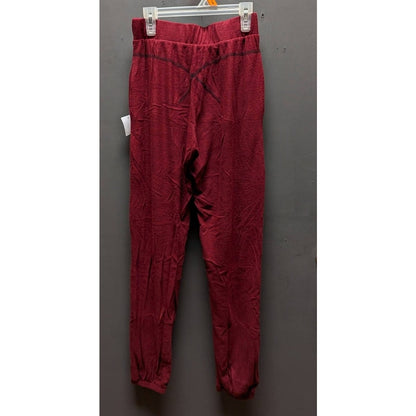 Freeloader Size XS burgundy jogger pants Hacci activewear sweats NEW