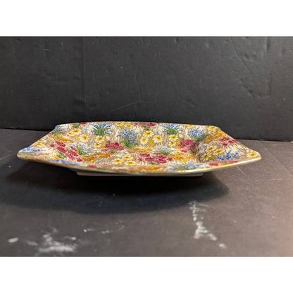 Vintage Royal Winton "Marguerite" Chintz Porcelain Serving Tray / Dish