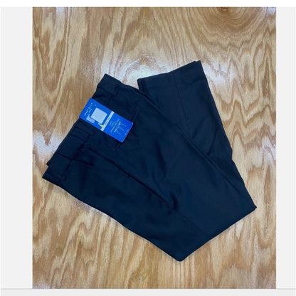 Perry Ellis Boys Dress Pants Size 8 Black Straight Slim Fit Slash Pockets Formal