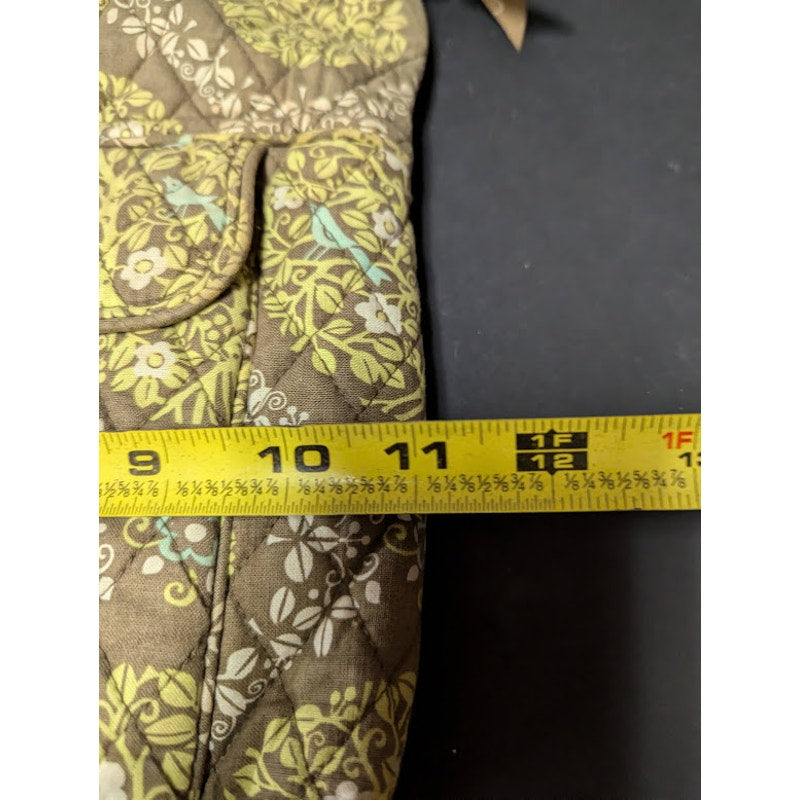 Vera Bradley Sittin in a Tree Sling bag crossbody purse washable Green birds