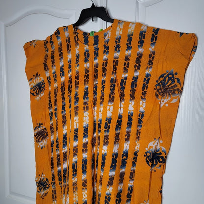 Womens House Dress ONE SIZE fits most Kaftan Beach CoverUp Cotton Colorful NEW
