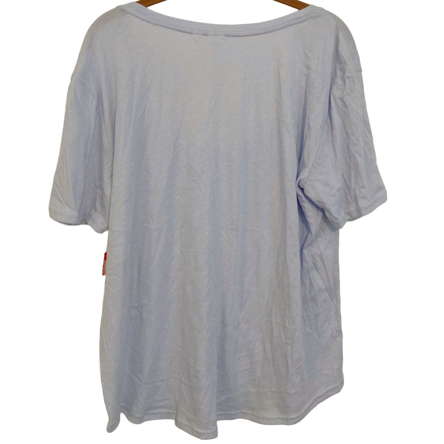 BP Cotton Jersey Scoop Neck T-Shirt Lounge Top XL/Extra Large in Light Blue NWT
