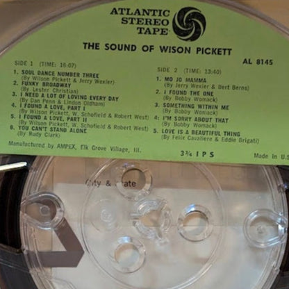 Vintage Wilson Pickett The Sound of Wilson Pickett Stereo Reel-to-Reel Tape 1967