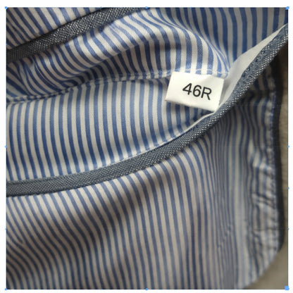 Alan Flusser Tan Cotton Blazer 46R Preppy Ivy League Sport Coat