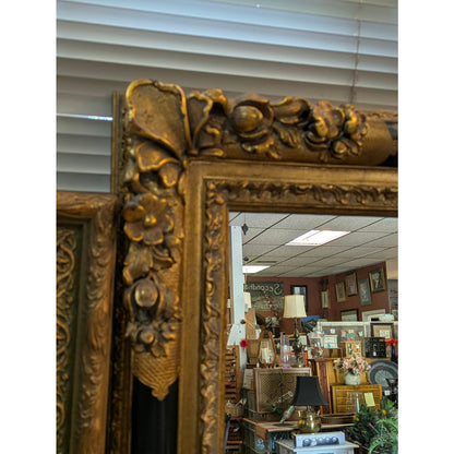 Secondhand Sandies: Ornate Mirror Gold and black Ornate 33" x 45"