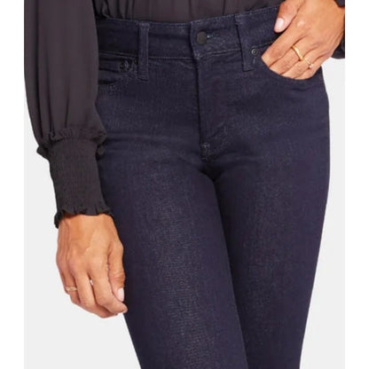 NYDJ Not Your Daughters Jeans Barbara Bootcut Denim Jeans Size 0 Dark Blue NWT