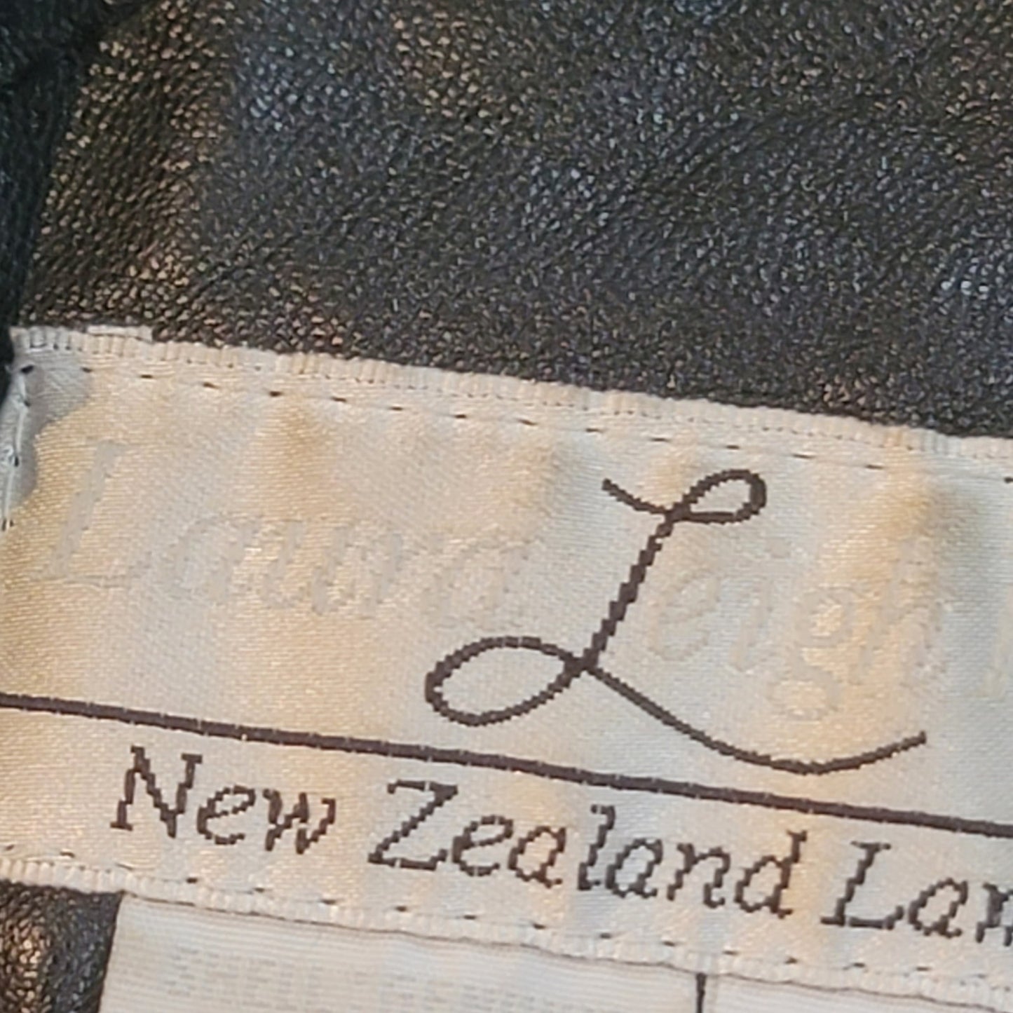 Laura Leigh Ltd. New Zealand Black Leather Lambskin jacket Womens Small SOFT