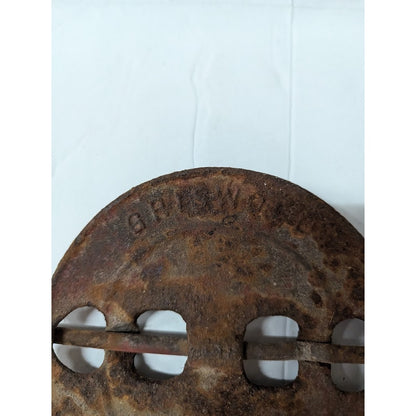 Griswold cast iron 6" American Stove Damper