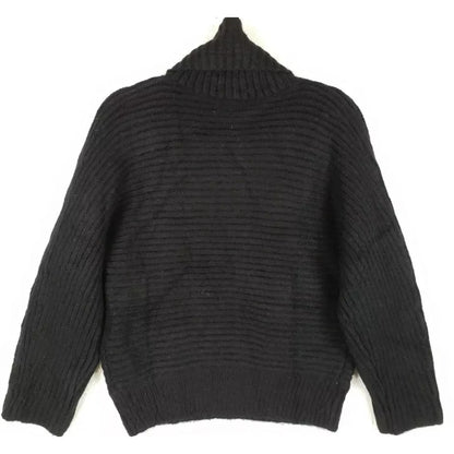 NWT Leith Pullover Turtleneck Dolman Sleeve Sweater Sz Small in Black