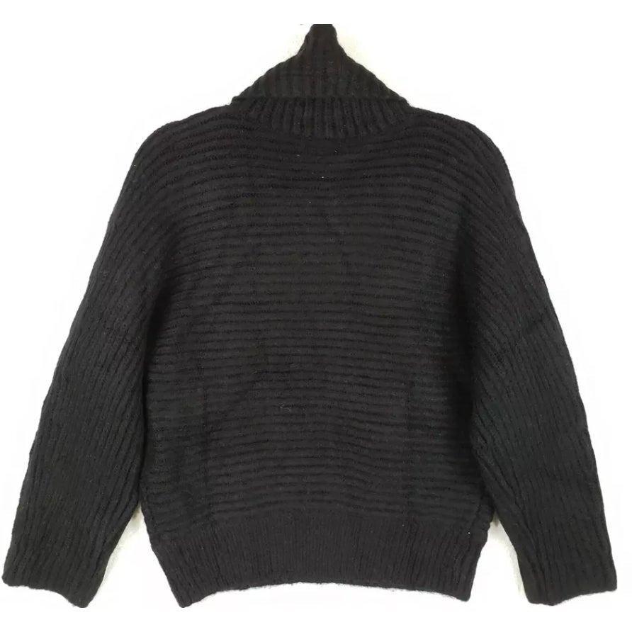 NWT Leith Pullover Turtleneck Dolman Sleeve Sweater Sz Small in Black