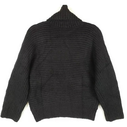 NWT Leith Pullover Turtleneck Dolman Sleeve Sweater Sz Small in Black