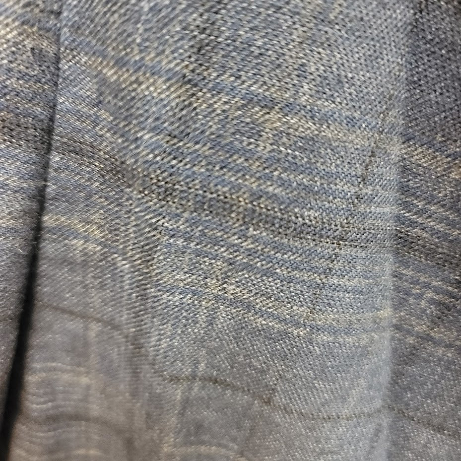 BOGLIOLI Italian Light Linen Jacket Blue Plaid Casual Summer EU50 Men's Large