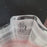 Murano art glass large vase End-of-day Slag White Pink Handkerchief Ruffle