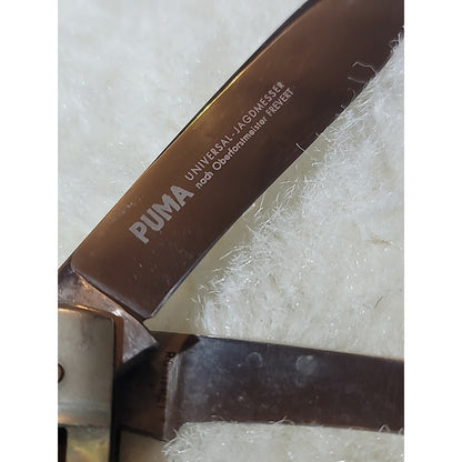 Vintage Puma 959 Jagdmesser Knife With Nice Stag Handle MULTIUSE TOOLS saw Blade