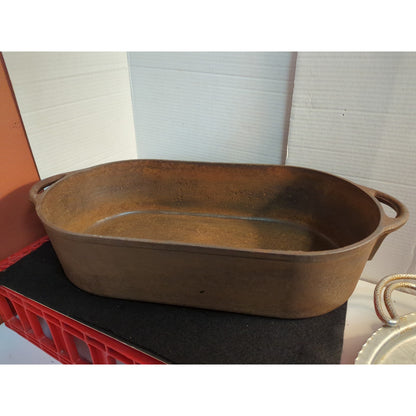 Vintage Cast Iron Birmingham Stove Range BSR Sportsman Fish Fryer 3060 w/handles
