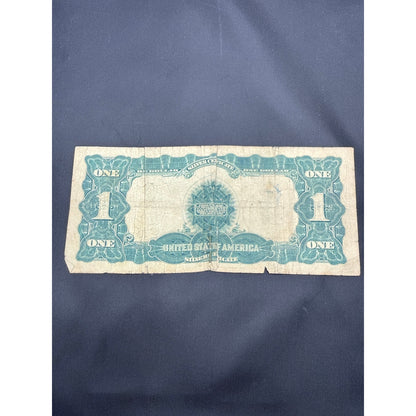 Vintage 1899 $1 Silver Certificate Black Eagle Lyons/Roberts Signatures