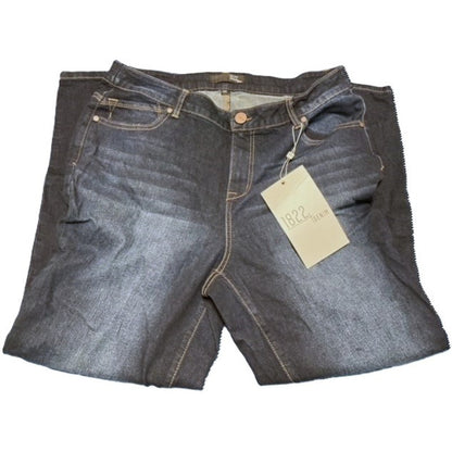 1822 Denim Five Pocket Stretch Ankle Skinny Jeans Sz 16W in Giovanna Blue NWT