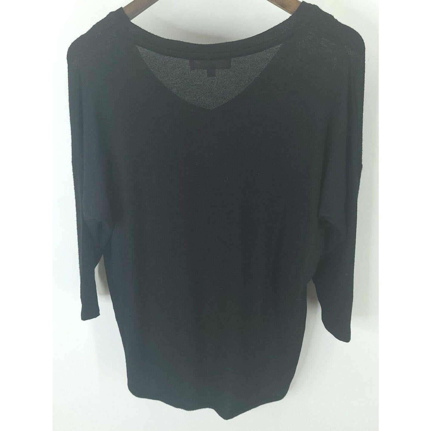 Philosophy Republic Clothing V-Neck Pullover Sweater Medium Black NWT travel NEW