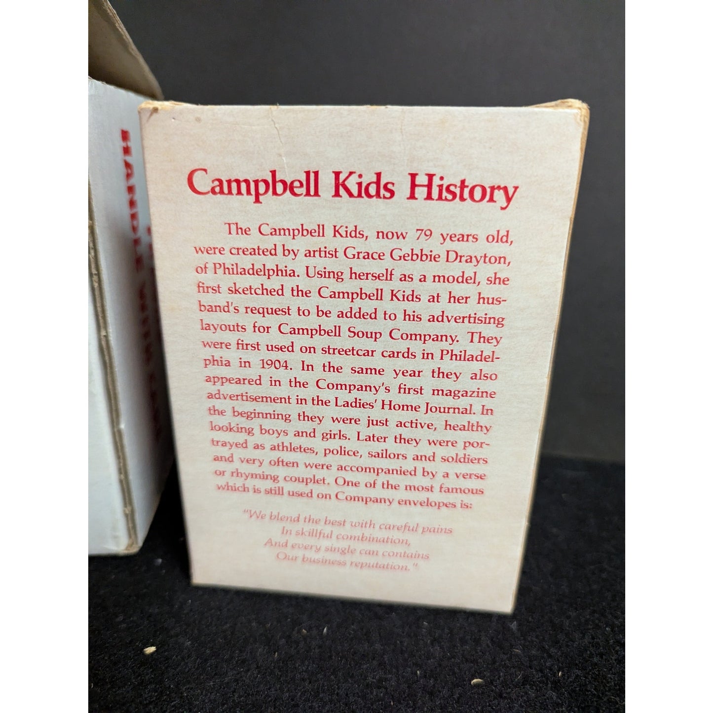 Vintage 1983 Campbell's Kids Collector's Edition Christmas Ornament