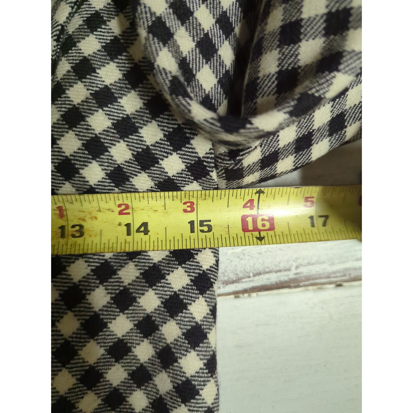 Vintage Yves St. Tropez Gingham Wool Blazer Puff Sleeve Peplum Jacket 40